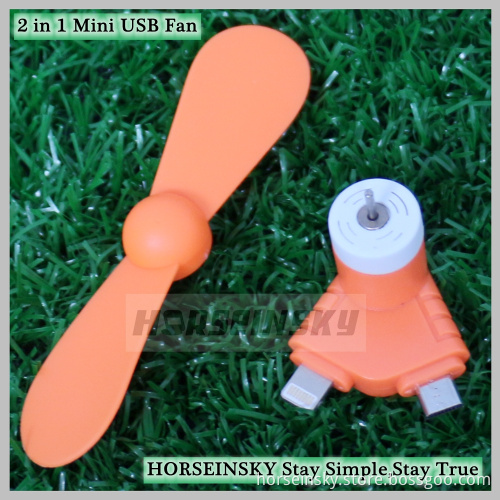 Newest Design Colorful Portable Fan Custom Logo Super Mini USB Phone Fan for IOS and Android